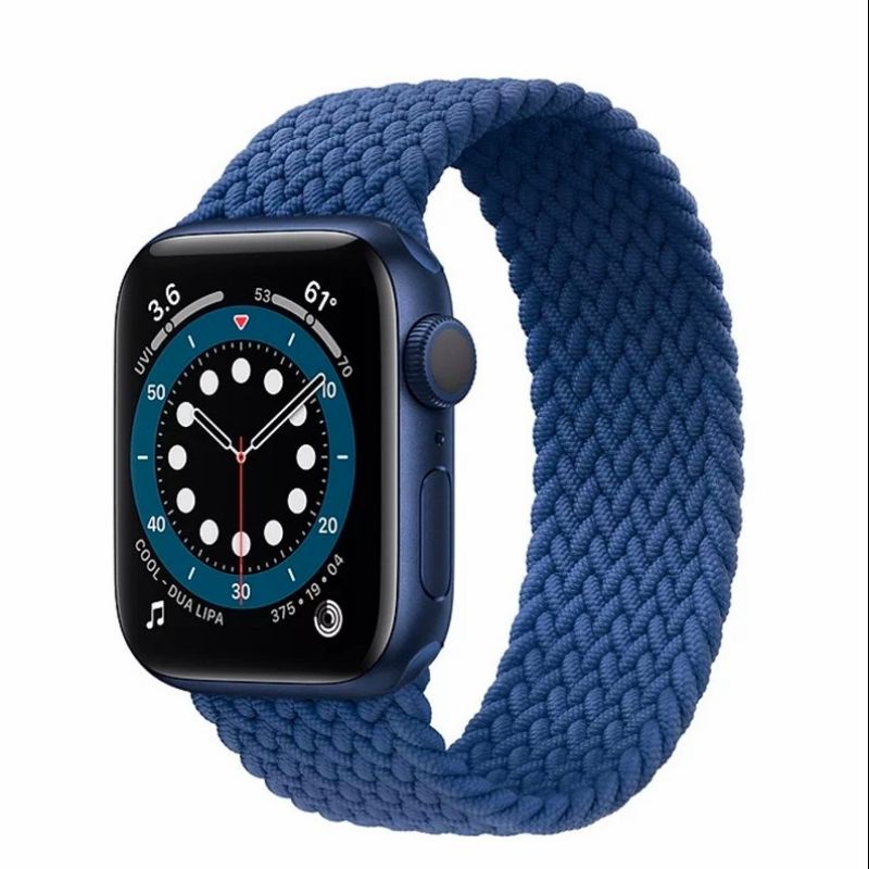 STRAP TALI JAM TANGAN - BRAIDED STYLE APPLE WATCH 1 2 3 4 5 6 SE 38 / 40 - UKURAN L / S SMARTWATCH