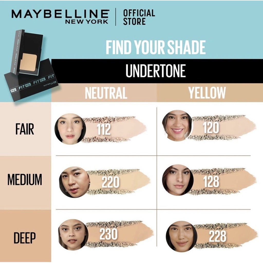 MAYBELLINE FIT ME POWDER FOUNDATION