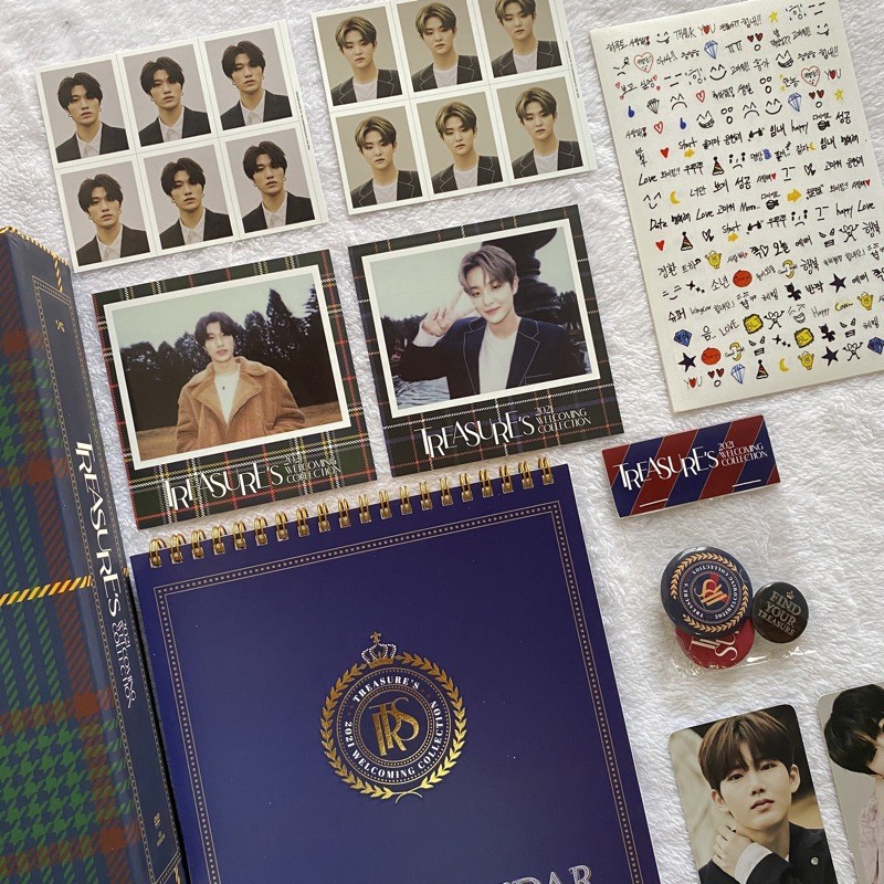 [READY STOCK] welcoming collection treasure / welcol ktown pb pob bene jihoon yedam desk calendar