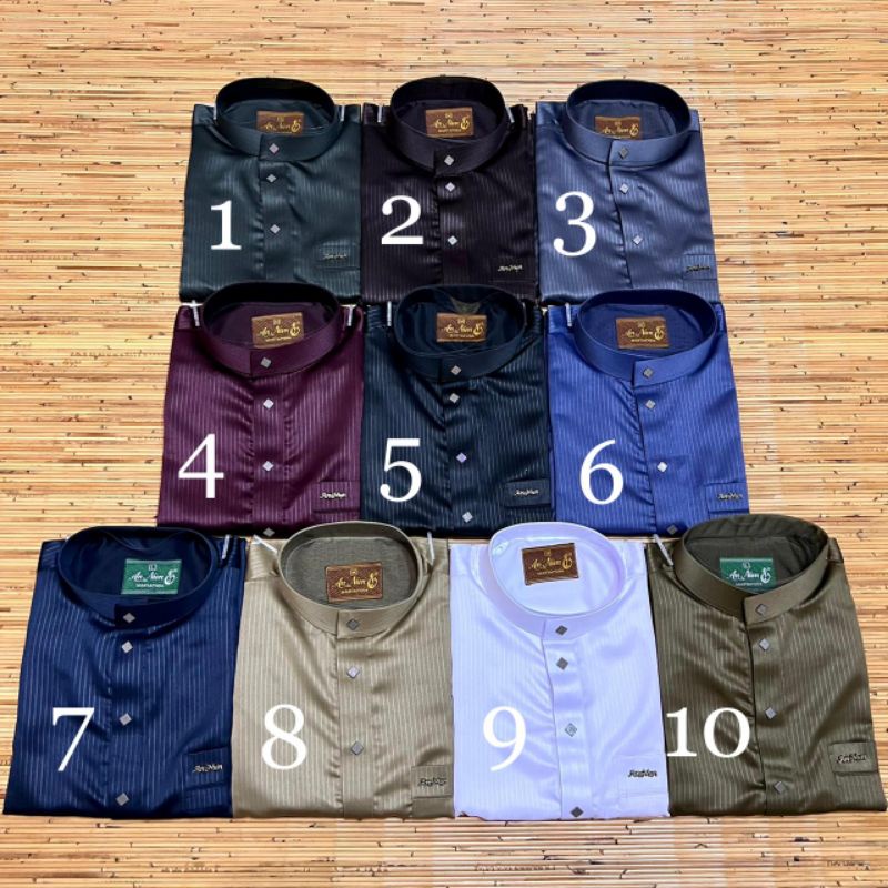 BAJU KOKO PRIA LENGAN PANJANG AN-NUN SALUR