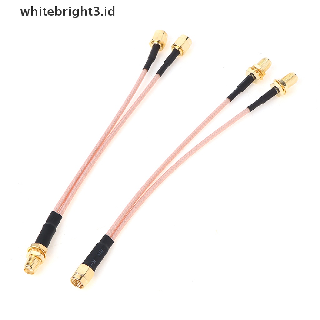 (whitebright3.id) Kabel Jumper Splitter Tipe Y SMA Male Ke 2 Female