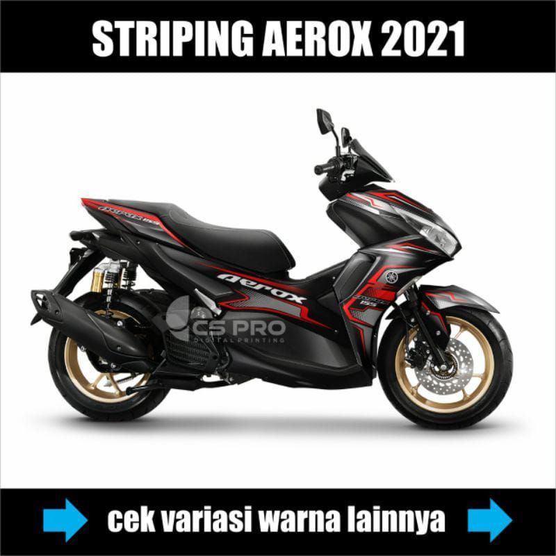 STRIPING LIS BODY AEROX 2021 stiker motor new aerox 2021