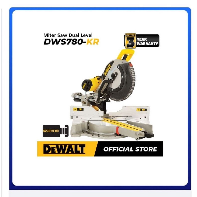 mitersaw sliding dewalt dws780