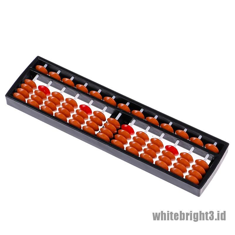 {white3} 13 Grades abacus beads column kid school learning tools educational math toys