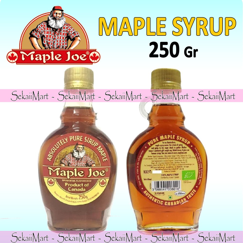 

MAPLE JOE Sirup Maple Murni 250g - MAPLEJOE Pure Maple Syrup Canada Grade A