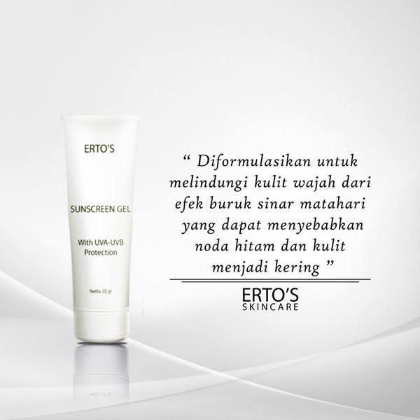 [ORI] Sunscreen Gel dengan UVA UVB Protection Melindungi Kulit Wajah Dari Efek Buruk Sinar Matahari - BPOM 20 Gram