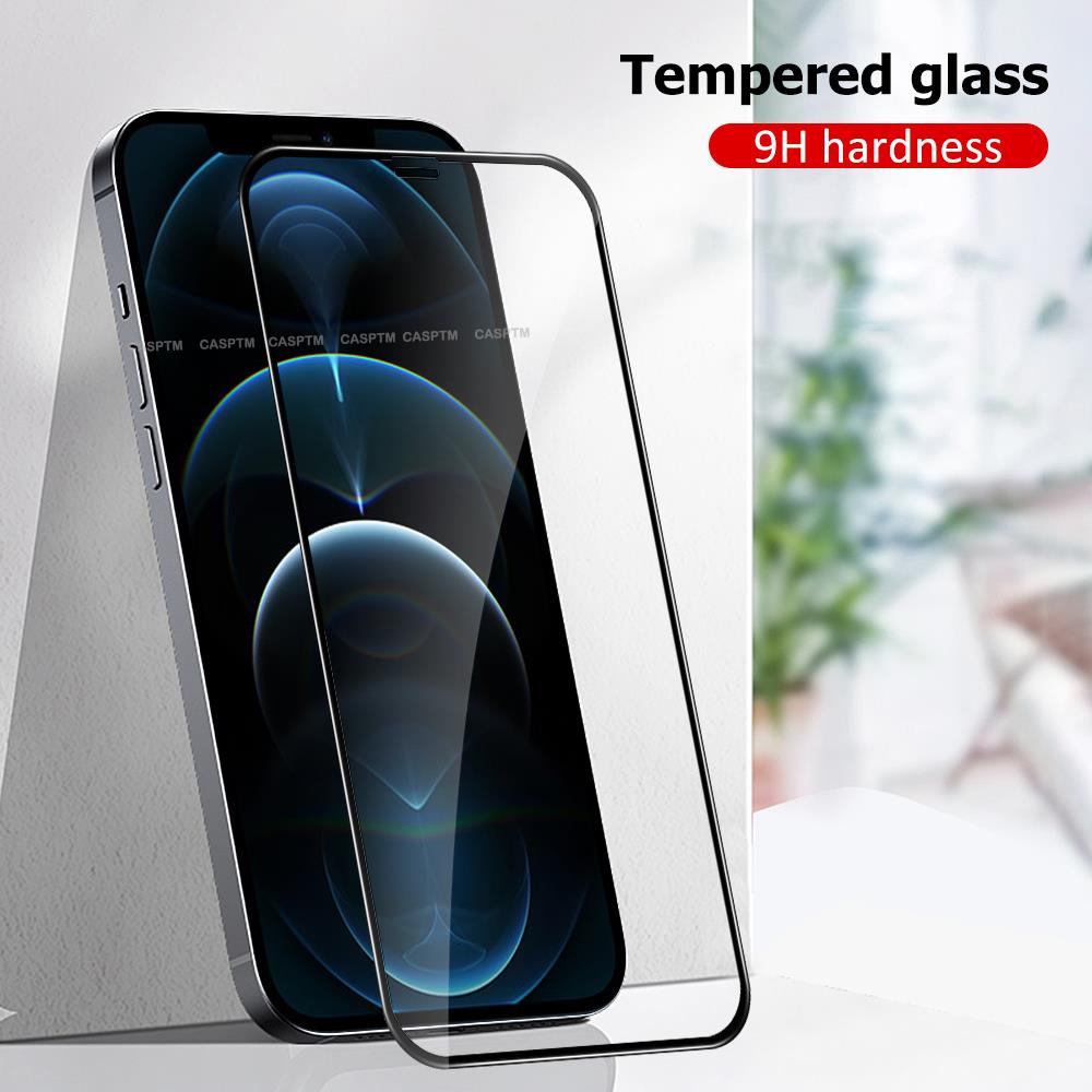 Pelindung Layar Tempered Glass 9D HD Untuk iPhone 14 13 12 11 Pro X XS Max XR 6 6s 7 8 Plus