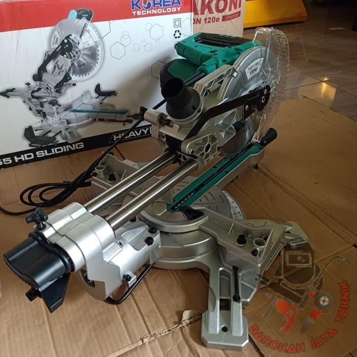 Chain | Sliding Miter Saw 10 Inch Maju Mundur Mesin Gergaji Kayu Alumunium