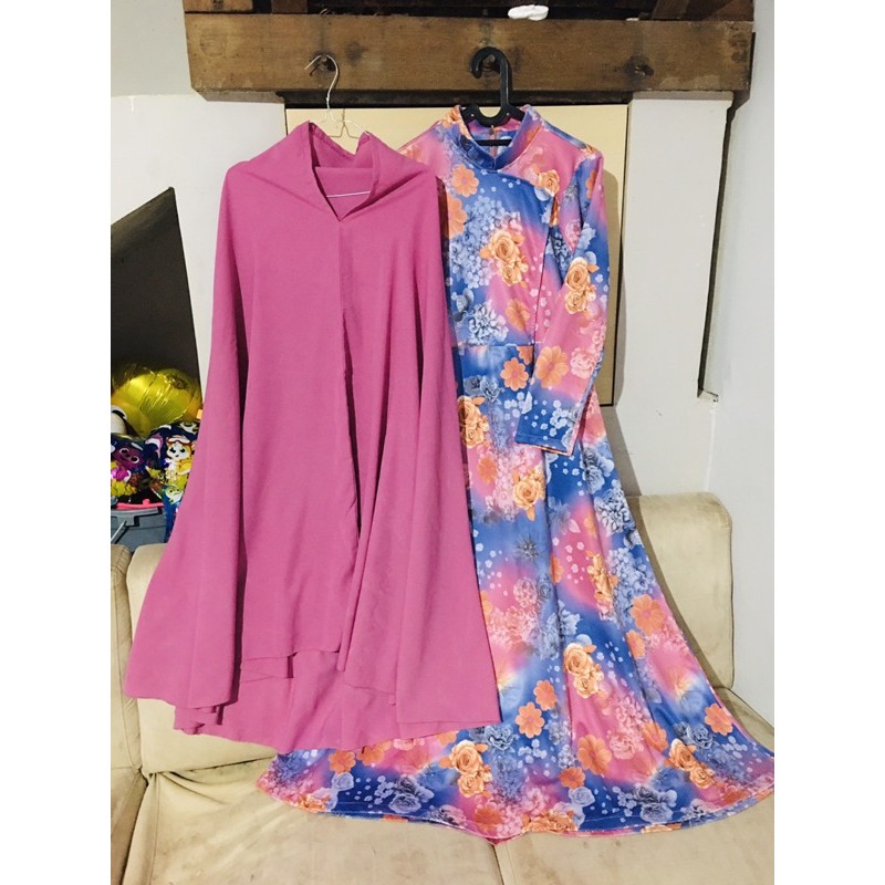 Preloved set gamis syari