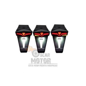 LAMPU STOP Spakbor Belakang KLX  Rainbow Stoplamp Led Dtracer lamp 3in1 Plus Sen Buntut D-49 motor