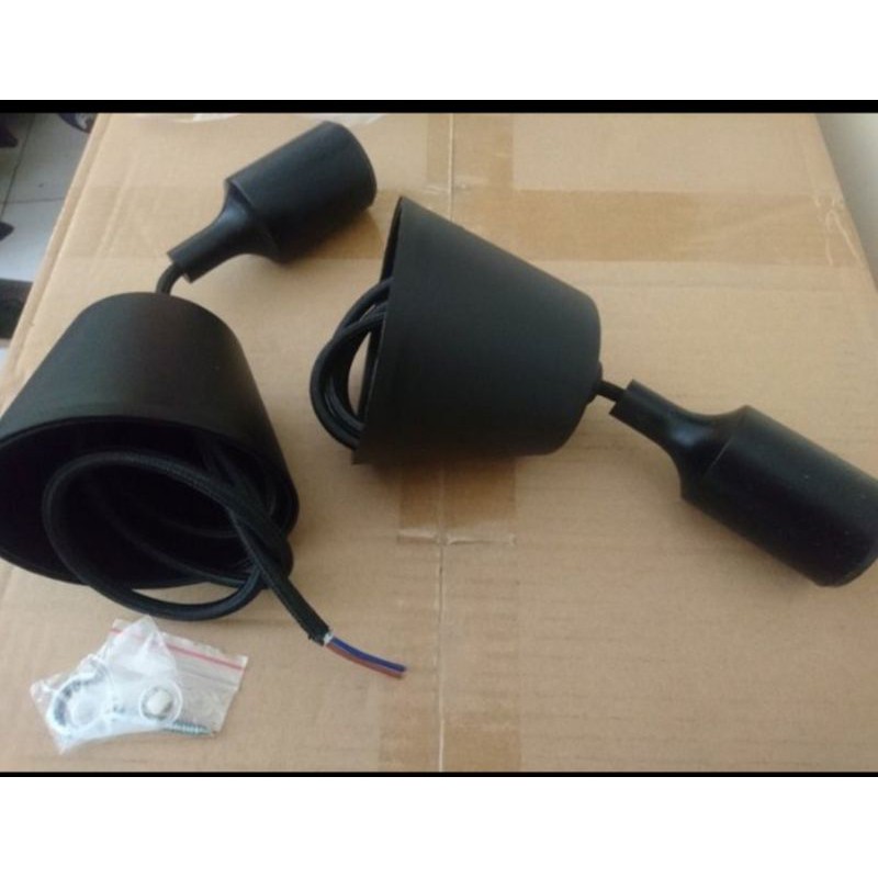 fitting lampu gantung e27 karet fitting lampu gantung