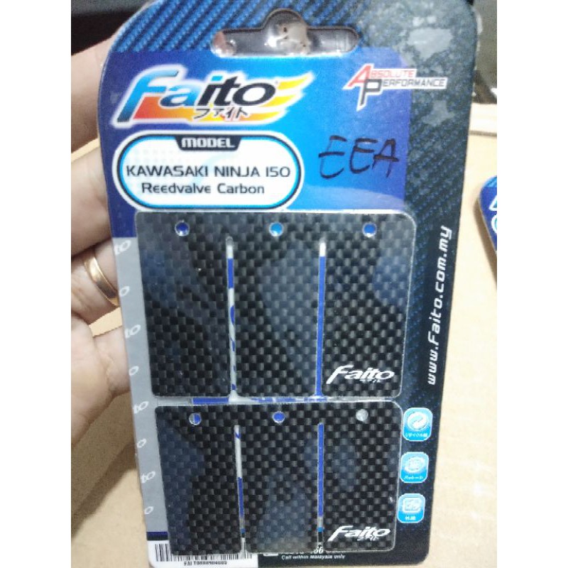 lidah membran faito karbon ninja 150 ninja r ninja rr ninja ss model rc3 kawahara