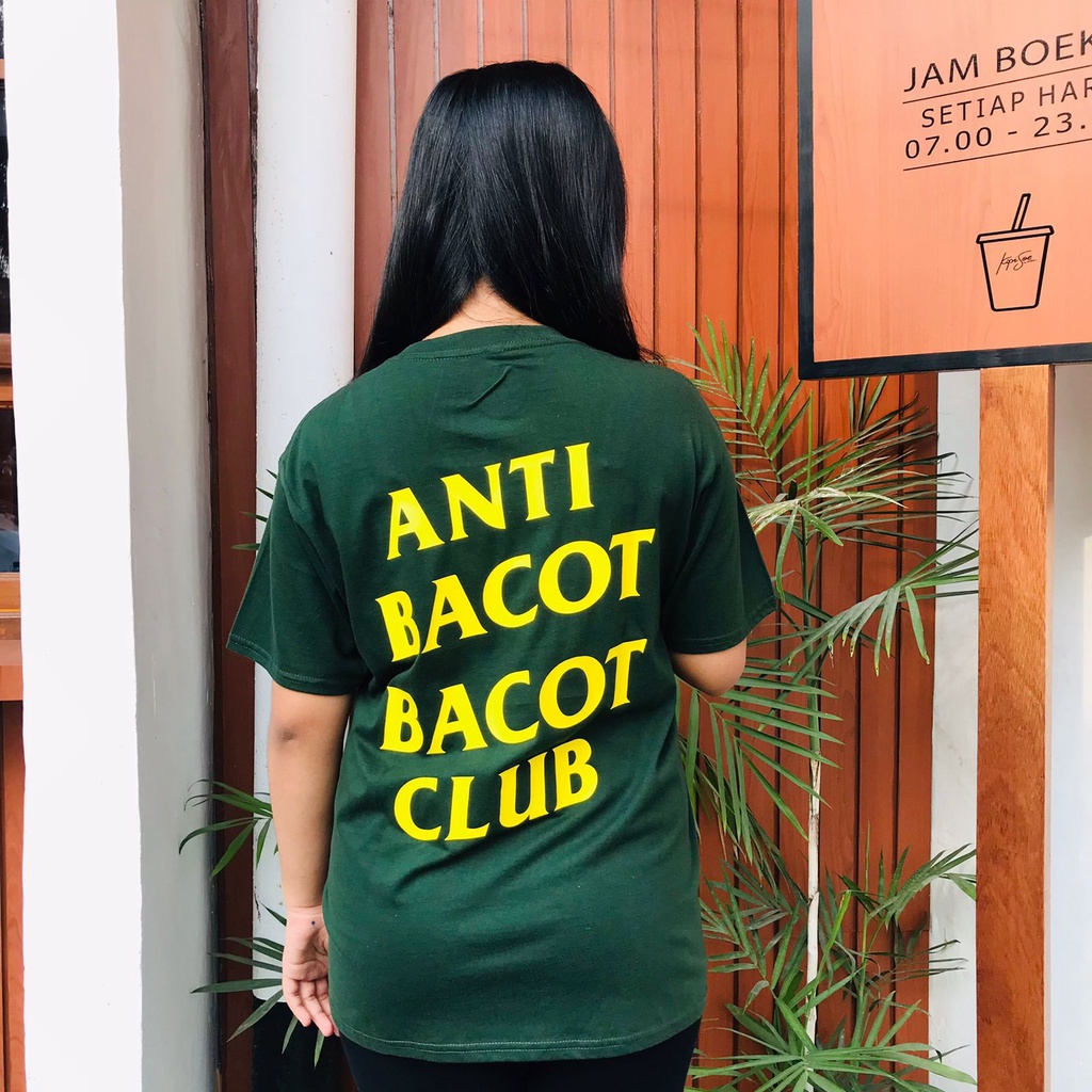 Kaos Gamer Anti Bacot Bacot Club Green