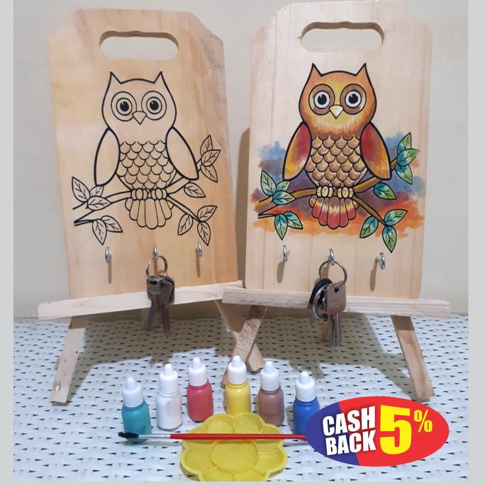 

MEWARNAI MELUKIS SOUVENIR ULANG TAHUN UNIK TALENAN KAYU EDUKASI OWL