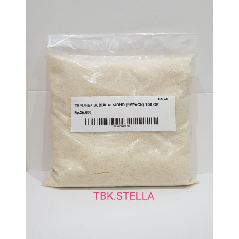

TEPUNG ALMOND / BUBUK ALMOND (REPACK) 100 GR