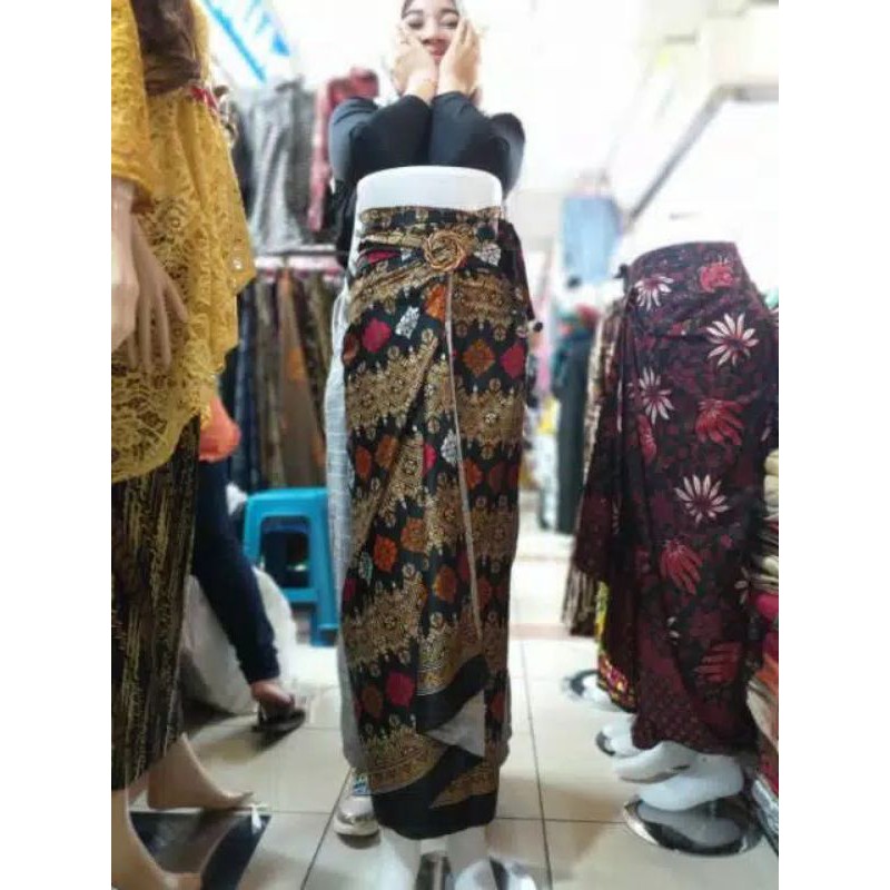 COUPLE BATIK / ROK PRISKET / HEM BATIK / ROK PRISKET DUYUNG / ROK LILIT / TORAJA NAVY / TORAJA HITAM-2