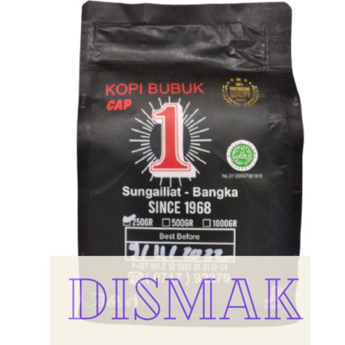

PROMO Kopi Bubuk Pum Cap 1 SungaiLiat Bangka 250 gram