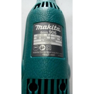 Straight Die Grinder Bor Botol Tuner Makita 906 As 6Mm Made In Japan