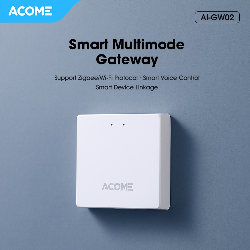 ACOME Smart Multimode Gateway Smart Control AI-GW02 Putih