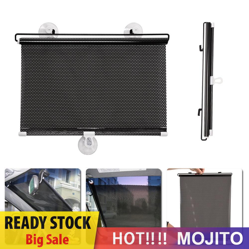 MOJITO Car 40cm x 60cm Auto Retractable Side Window Car Sun Shade Curtain