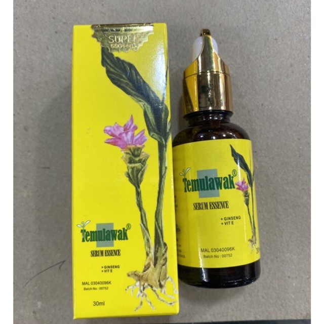 ( BPOM ) SERUM TEMULAWAK GAMBAR BUNGA ORIGINAL 30ML / SERUM ESSENCE TEMULAWAK