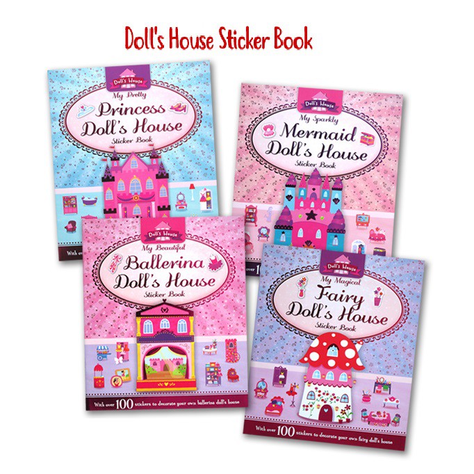 Jual Doll's House Sticker Book (With Over 100 stickers to decorate your