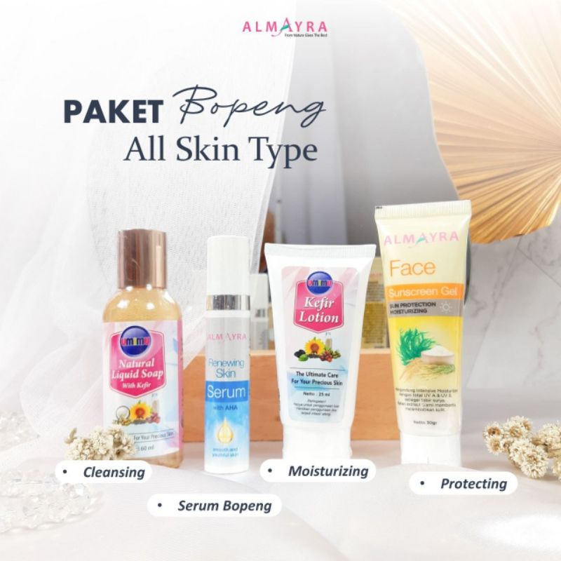 Paket Bopeng All Skin Type umimu skincare almayra skincare