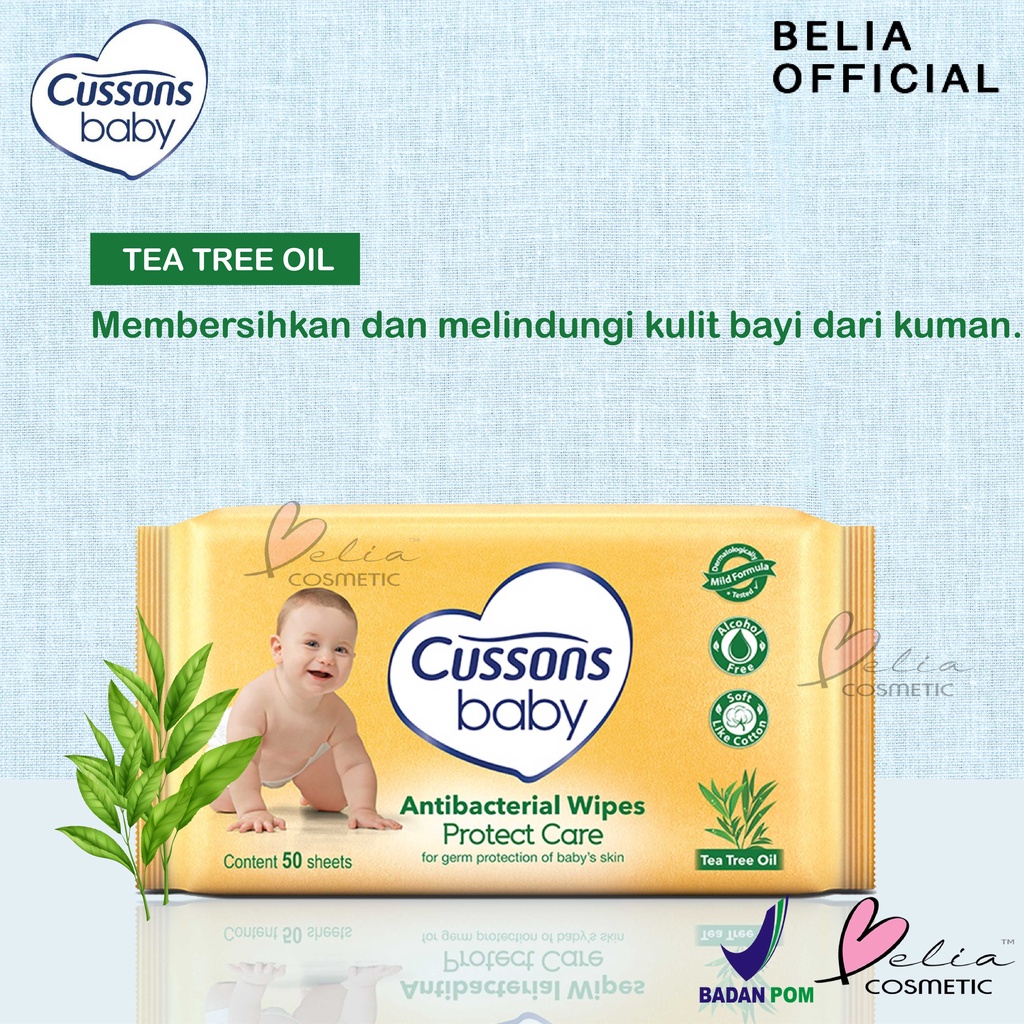 ❤ BELIA ❤ CUSSONS BABY Wipes | 45 Sheets 45's Sheet | Tisu basah | Tissue Bayi | Tissues | Mild &amp; Gentle | Soft &amp; Smooth | Fresh &amp; Nourish | Pure &amp; Gentle | Protect Care | Sensitive (✔BPOM)