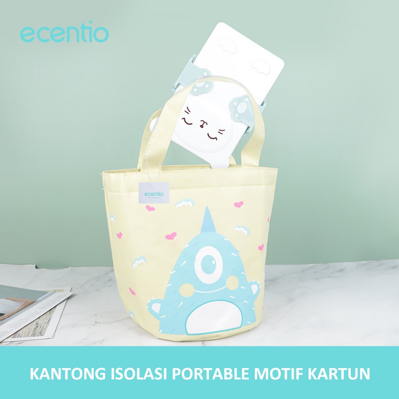 

Ecentio anak-anak Lunch box set BPA free 900ML Tempat Makan/Kotak Bekal with Kanvas Tas Makan Siang