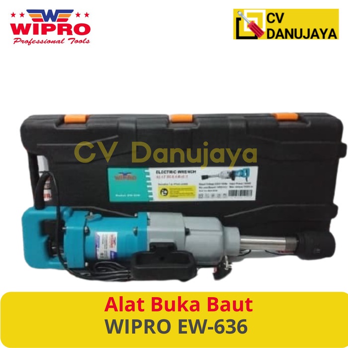 Mesin Alat Buka Baut Ban Truk Impact Wrench Listrik 1" WIPRO EW-636
