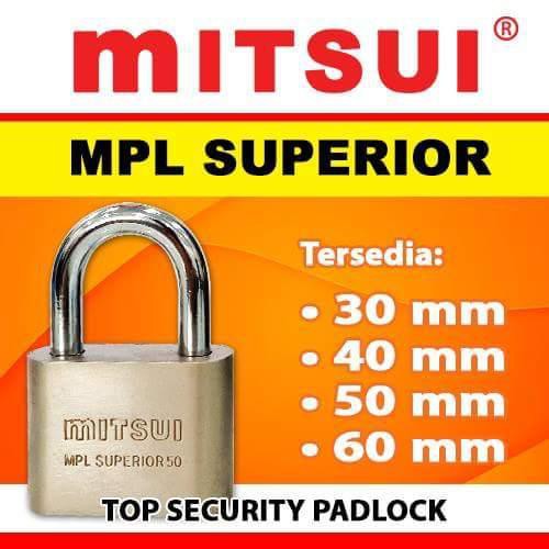 Gembok Baja DELUXE Anti Karat Padlock Gembok Pagar Toko