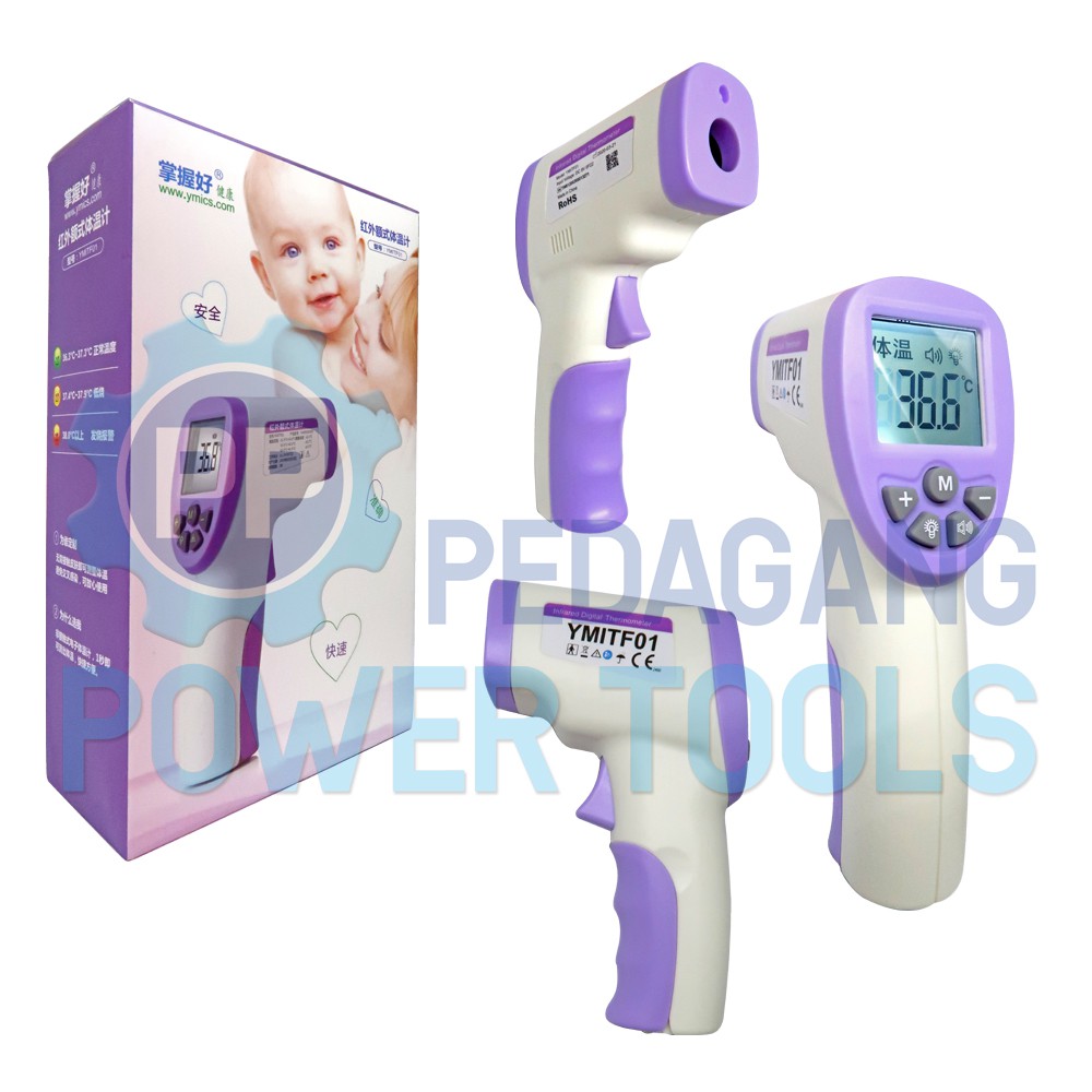 THERMOMETER GUN TERMOMETER INFRARED DIGITAL TEMBAK ALAT UKUR SUHU F01