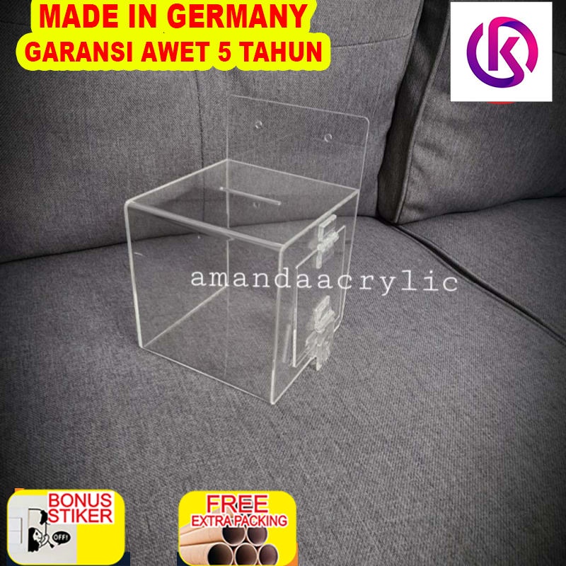 

Terlaris Acrylic Kotak Amal 2mm (12x12x12cm)