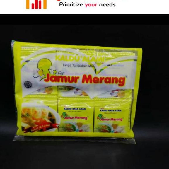 

♞6996✡ 30 SACHET RASA AYAM /KALDU JAMUR MERANG PENGGANTI VITSIN/ 1 PACK ISI 30 SACHET ♝