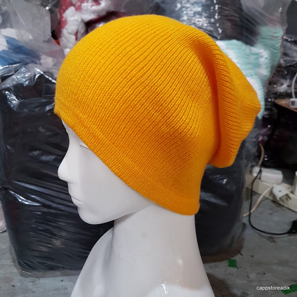 Kupluk beanie Rajut Besar polos allsize Dewasa BEA-RAFF