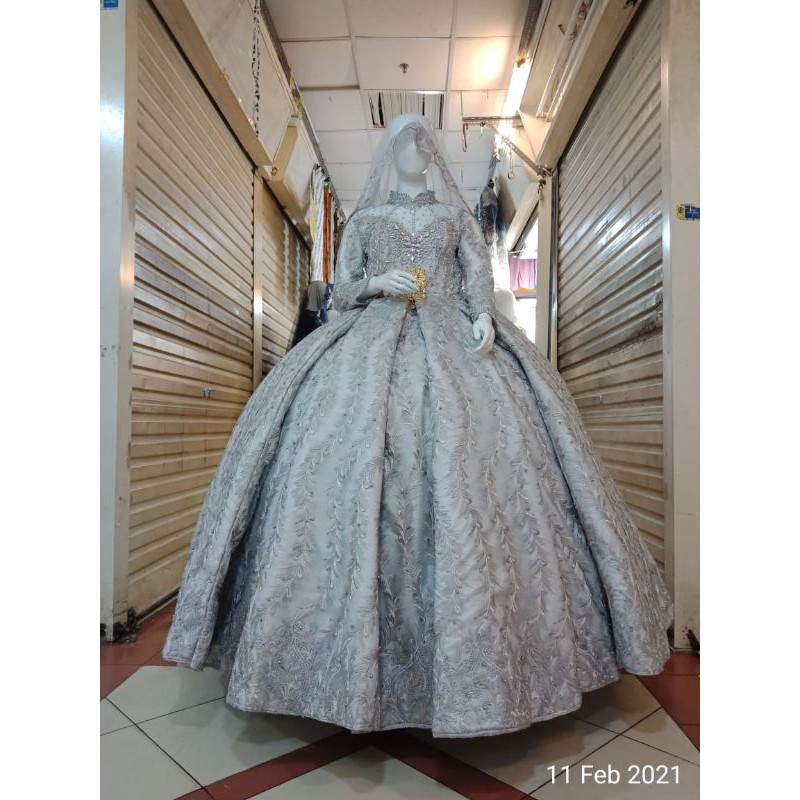 GAUN BARBIE BUSA BEREKOR | BAJU PENGANTIN PRINCESS | GAUN BELIMBING | BAJU PENGANTIN MEWAH