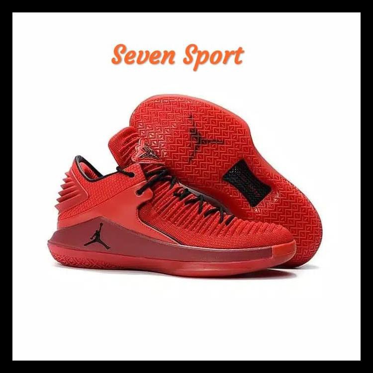 100%TERLARIS SEPATU NIKE AIR JORDAN 32 XXXII LOW RED PERFECT KICK ORIGINAL 100% TERJAMIN