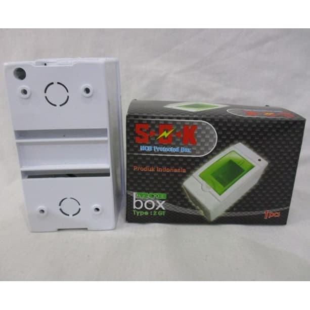 BOX MCB 2 Group Model IB /OB Terminal Kuningan+Lampu