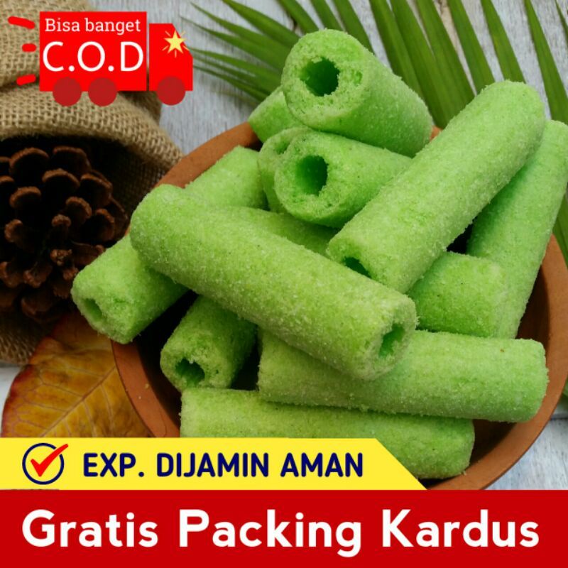 

ROLL PANDAN 190GR/CEMILAN MOMOGI RASA PANDAN/STIK PANDAN