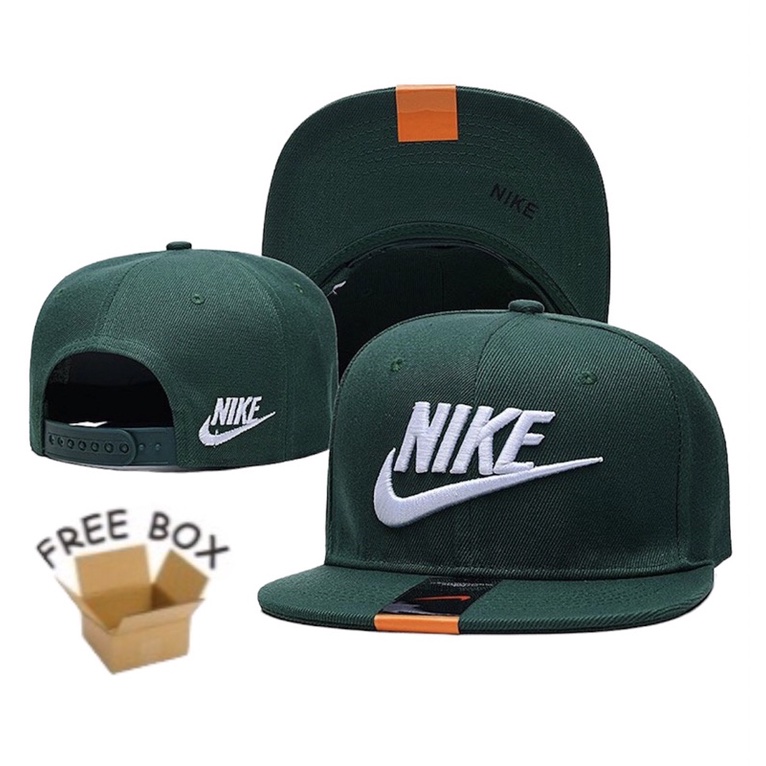 Topi nike snapback bordir green fashionable premium import