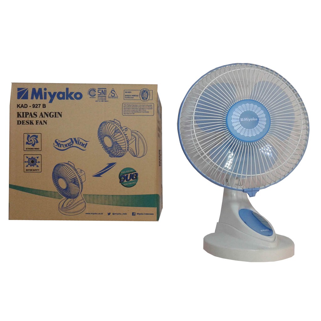 Kipas Meja Miyako KAD 927B KAD927B 927B 9 inch 2 in 1