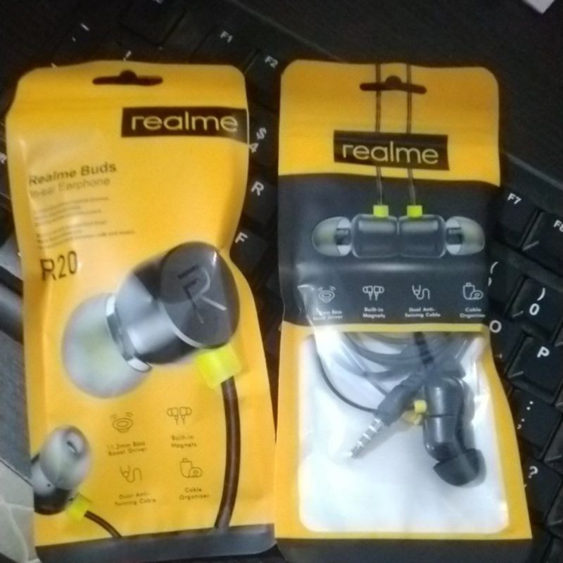 HEADSET HANDSFREE REALME BUDS EARPHONE R20