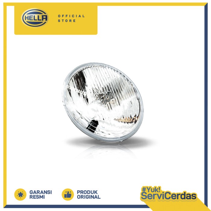 HELLA Headlamp 7" Bulat - Lampu Mobil
