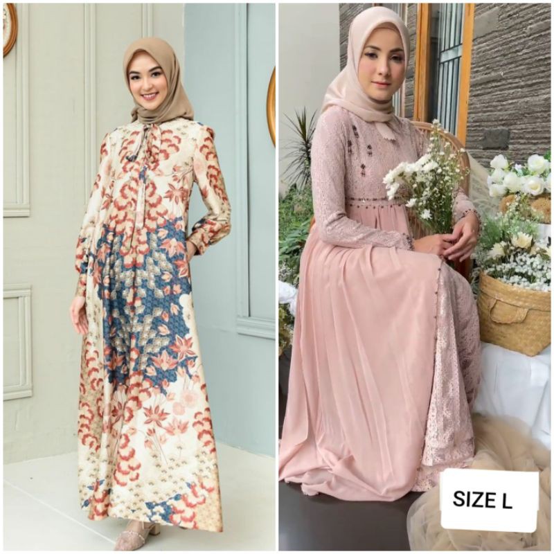 AVA DRESS REDWOOD L WAJIB BUNDLING