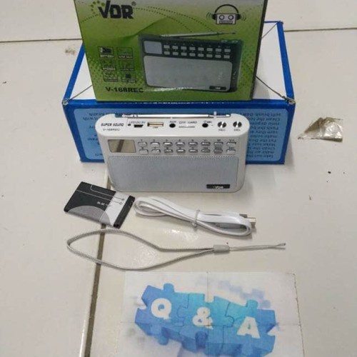 Radio Rekam Vdr V-168REC