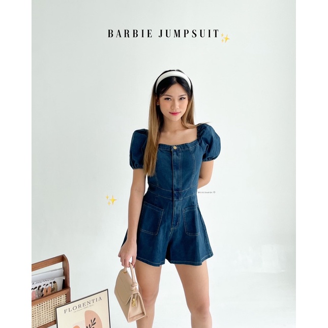 BARBIE JUMPSUIT - JUMPSUIT DENIM PREMIUM WANITA