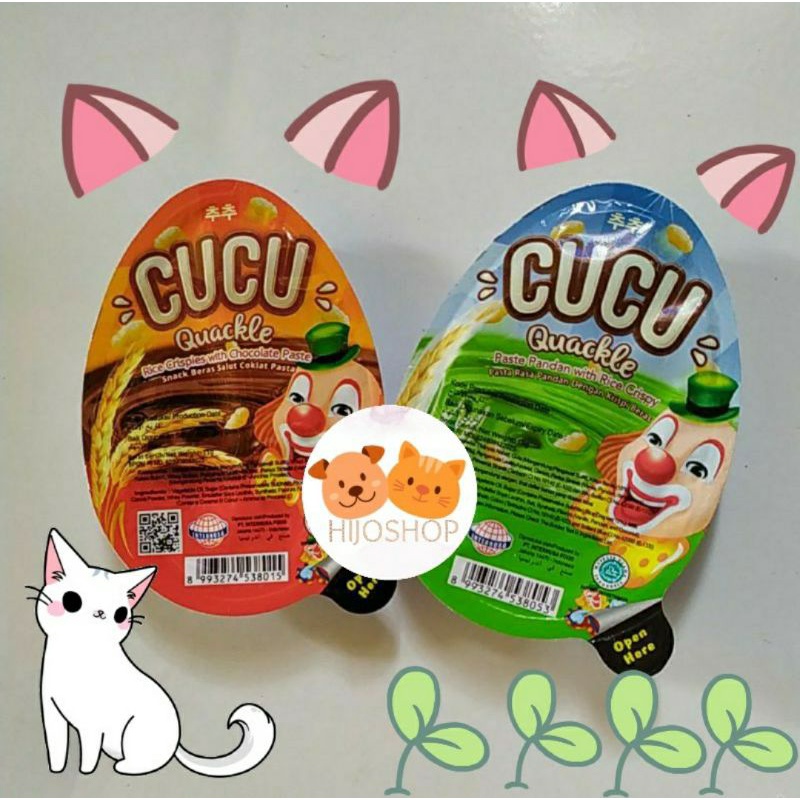 

Cucu Quackle 15g Rice Crispies with paste