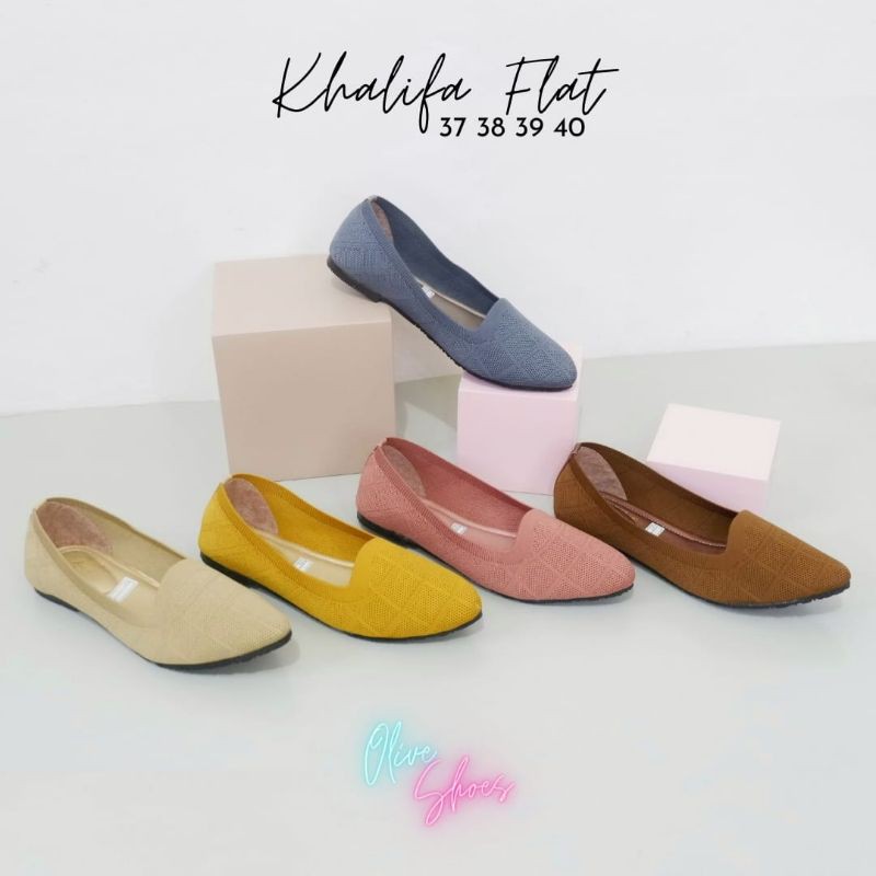 (COD) SANDAL RAJUT // KHALIFA FLAT // BEST QUALITY