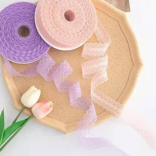 

1 ROLL Korean Pita Renda Lace 3cm - Pita buket bunga - Pita Kado PS011 ,.