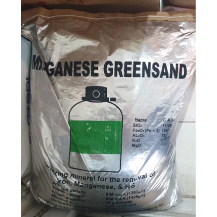 Manganese Greensand Lokal 25 Kg / Media Filter Manganese Greensand